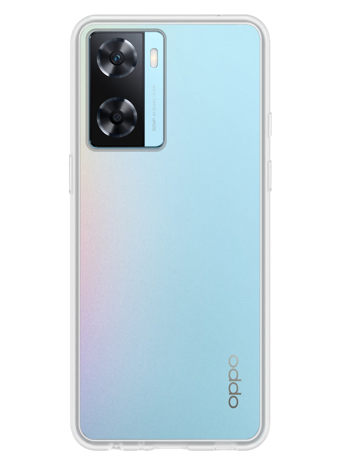 Nomfy Hoesje Geschikt voor OPPO A57 Hoesje Siliconen Cover Case - Hoes Geschikt voor OPPO A57 Hoes Back Case - Transparant