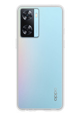 BASEY. Hoes Geschikt voor OPPO A57 Hoesje Siliconen Back Cover Case - Hoesje Geschikt voor OPPO A57 Hoes Cover Hoesje - Transparant
