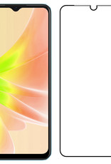 NoXx Screenprotector Geschikt voor OPPO A17 Screenprotector Tempered Glass Gehard Glas Full Cover - 3x