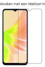 NoXx Screenprotector Geschikt voor OPPO A57 Screenprotector Tempered Glass Gehard Glas Beschermglas - 3x