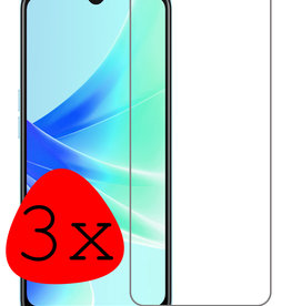 BASEY. OPPO A57 Screenprotector Glas - 3 PACK
