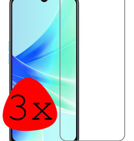 BASEY. OPPO A57s Screenprotector Glas - 3 PACK