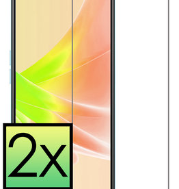 NoXx OPPO A57s Screenprotector Glas - 2 PACK