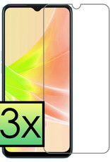 NoXx Screenprotector Geschikt voor OPPO A57s Screenprotector Tempered Glass Gehard Glas Beschermglas - 3x