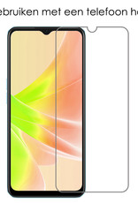 NoXx Screenprotector Geschikt voor OPPO A57s Screenprotector Tempered Glass Gehard Glas Beschermglas - 3x