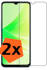 Nomfy Screenprotector Geschikt voor OPPO A57s Screenprotector Bescherm Glas Tempered Glass - Screenprotector Geschikt voor OPPO A57s Screen Protector - 2 PACK