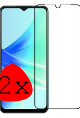 BASEY. Screenprotector Geschikt voor OPPO A57s Screenprotector Beschermglas Full Cover - Screenprotector Geschikt voor OPPO A57s Screen Protector Full Cover - 2 Stuks