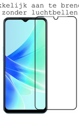 BASEY. Screenprotector Geschikt voor OPPO A57s Screenprotector Beschermglas Full Cover - Screenprotector Geschikt voor OPPO A57s Screen Protector Full Cover - 3 Stuks