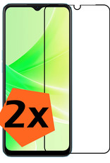 Nomfy Screenprotector Geschikt voor OPPO A57s Screenprotector Bescherm Glas - Screenprotector Geschikt voor OPPO A57s Screen Protector Tempered Glass Full Screen Full Cover - 2 PACK