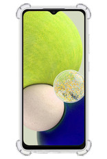 Samsung Galaxy A32 4G Hoesje Shock Proof Case Met Pasjeshouder - Samsung A32 4G Case Transparant Pashouder Shock Hoes - Transparant - 2 Stuks