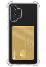 BASEY. Hoes Geschikt voor Samsung A32 4G Hoesje Shock Proof Case Hoes - Hoesje Geschikt voor Samsung Galaxy A32 4G Hoes Cover Shockproof - Transparant - 2 Stuks