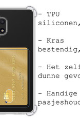 BASEY. Hoes Geschikt voor Samsung A32 4G Hoesje Shock Proof Case Hoes - Hoesje Geschikt voor Samsung Galaxy A32 4G Hoes Cover Shockproof - Transparant - 2 Stuks