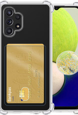 BASEY. Hoes Geschikt voor Samsung A32 4G Hoesje Shock Proof Case Hoes - Hoesje Geschikt voor Samsung Galaxy A32 4G Hoes Cover Shockproof - Transparant