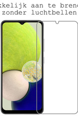 BASEY. Hoes Geschikt voor Samsung A32 4G Hoesje Shock Proof Case Hoes Met Screenprotector - Hoesje Geschikt voor Samsung Galaxy A32 4G Hoes Cover Shockproof - Transparant