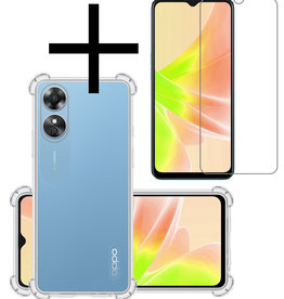 NoXx NoXx OPPO A17 Hoesje Shockproof Met Screenprotector