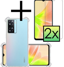 NoXx NoXx OPPO A57 Hoesje Shockproof Met 2x Screenprotector