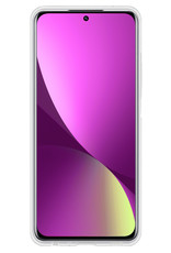 Nomfy Hoesje Geschikt voor Xiaomi 12 Pro Hoesje Siliconen Cover Case Met 2x Screenprotector - Hoes Geschikt voor Xiaomi 12 Pro Hoes Back Case - Transparant