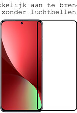 BASEY. Hoes Geschikt voor Xiaomi 12X Hoesje Siliconen Back Cover Case Met 2x Screenprotector - Hoesje Geschikt voor Xiaomi 12X Hoes Cover Hoesje - Roze