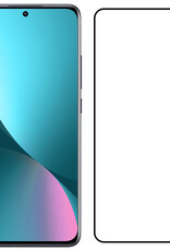 NoXx Hoes Geschikt voor Xiaomi 12X Hoesje Cover Siliconen Back Case Hoes Met Screenprotector - Zwart