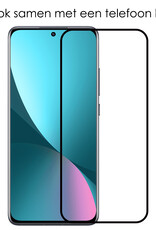 NoXx Hoes Geschikt voor Xiaomi 12X Hoesje Cover Siliconen Back Case Hoes Met 2x Screenprotector - Groen