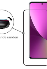 Nomfy Hoesje Geschikt voor Xiaomi 12X Hoesje Siliconen Cover Case Met 2x Screenprotector - Hoes Geschikt voor Xiaomi 12X Hoes Back Case - Rood
