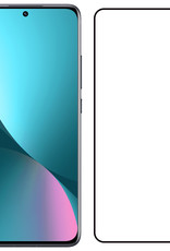 NoXx Hoes Geschikt voor Xiaomi 12 Pro Hoesje Cover Siliconen Back Case Hoes Met 2x Screenprotector - Roze