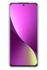 Nomfy Hoesje Geschikt voor Xiaomi 12 Hoesje Siliconen Cover Case Met 2x Screenprotector - Hoes Geschikt voor Xiaomi 12 Hoes Back Case - Transparant
