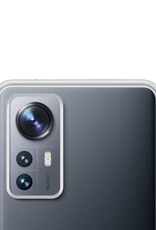 NoXx Hoes Geschikt voor Xiaomi 12 Hoesje Cover Siliconen Back Case Hoes Met Screenprotector - Transparant