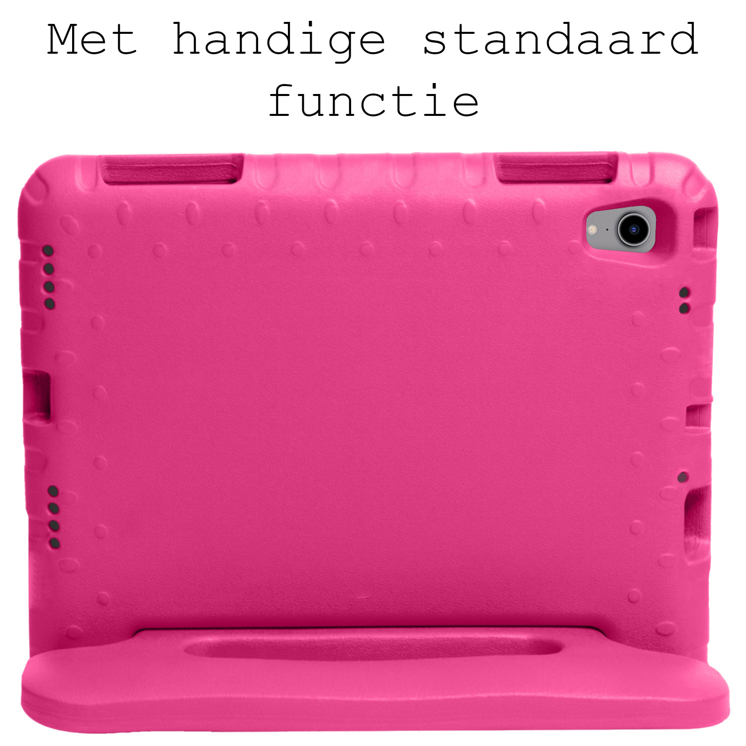 BASEY. Hoesje Geschikt voor iPad 2022 Hoesje Kinder Hoes Shockproof Kinderhoes - Kindvriendelijk Hoesje Geschikt voor iPad 10 Hoes Kids Case - Roze