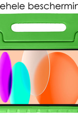 NoXx Hoesje Geschikt voor iPad 2022 Hoesje Kinderhoes Shockproof Hoes Kids Case - Groen