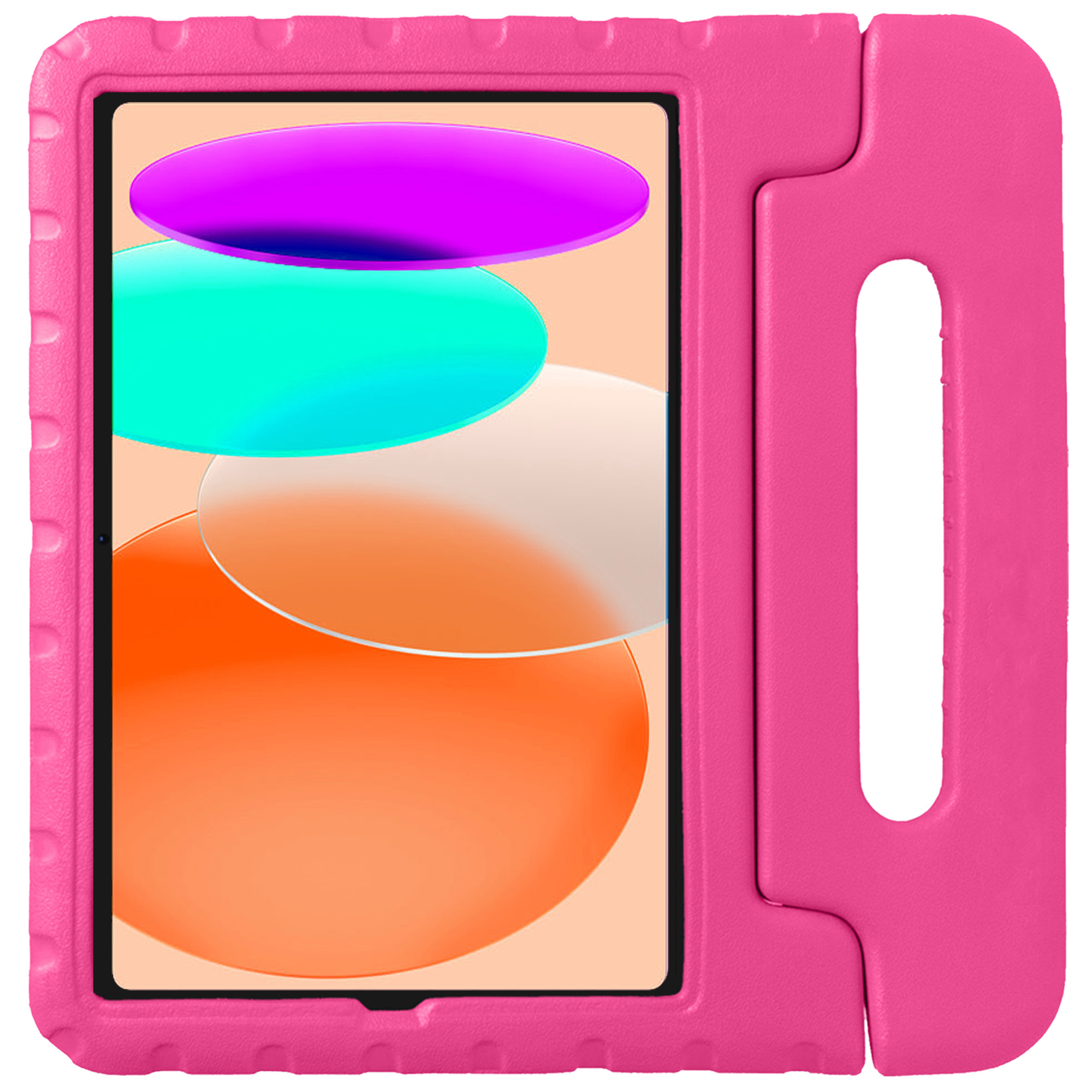 NoXx Hoesje Geschikt voor iPad 2022 Hoesje Kinderhoes Shockproof Hoes Kids Case - Roze