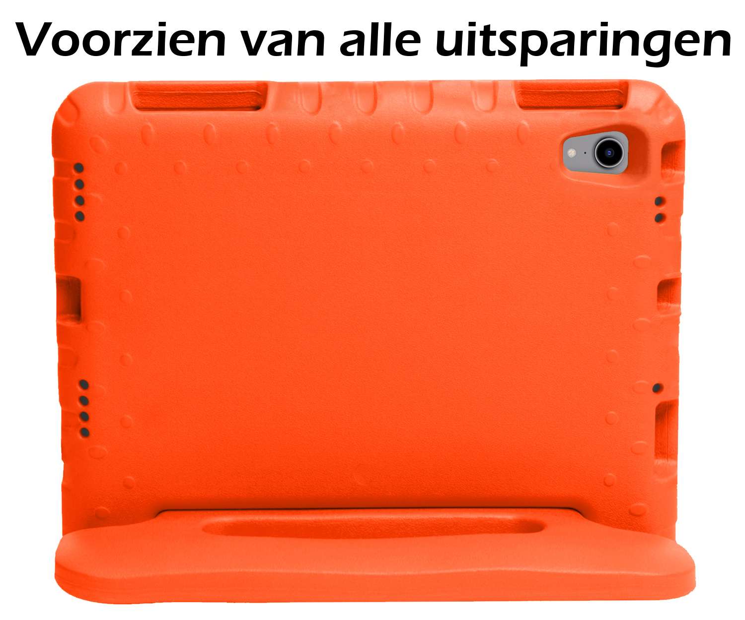 Nomfy Hoes Geschikt voor iPad 2022 Hoes Bumper Kindvriendelijk Kids Case Kinderhoes - Hoesje Geschikt voor iPad 10 Hoesje Shockproof Cover Hoes - Oranje