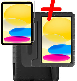 BASEY. BASEY. iPad 2022 Kinderhoes Met Screenprotector - Zwart
