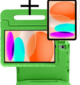 NoXx iPad 2022 Kinderhoes Met Screenprotector - Groen