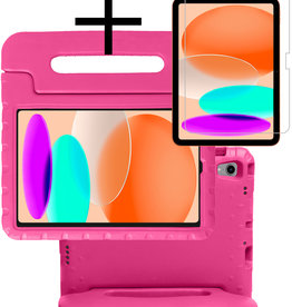 NoXx iPad 2022 Kinderhoes Met Screenprotector - Roze