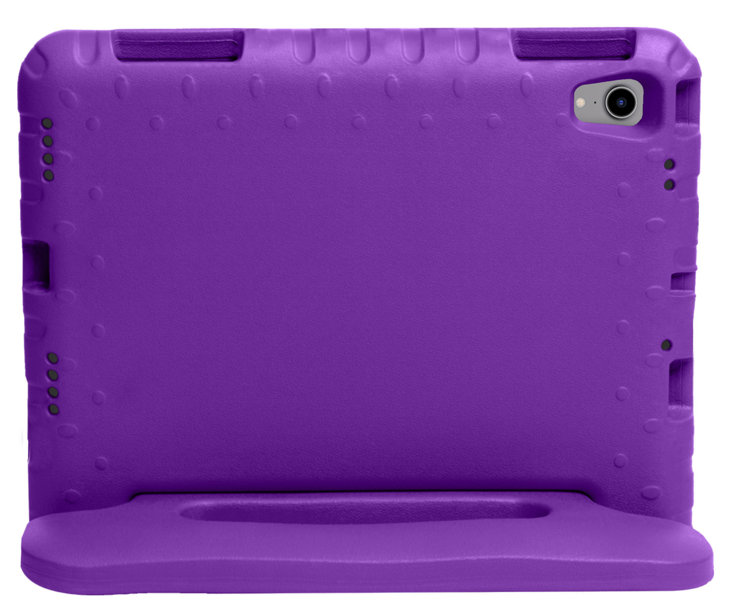 iPad 10 2022 Hoesje Kinderhoes Shockproof Cover Case Met 2x Screenprotector - Paars