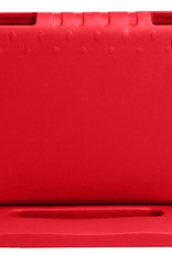NoXx Hoesje Geschikt voor iPad 2022 Hoesje Kinderhoes Shockproof Hoes Kids Case Met 2x Screenprotector - Rood