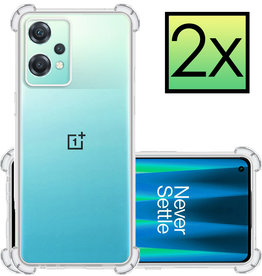 NoXx NoXx OnePlus Nord CE 2 Lite Hoesje Shockproof - Transparant - 2 PACK