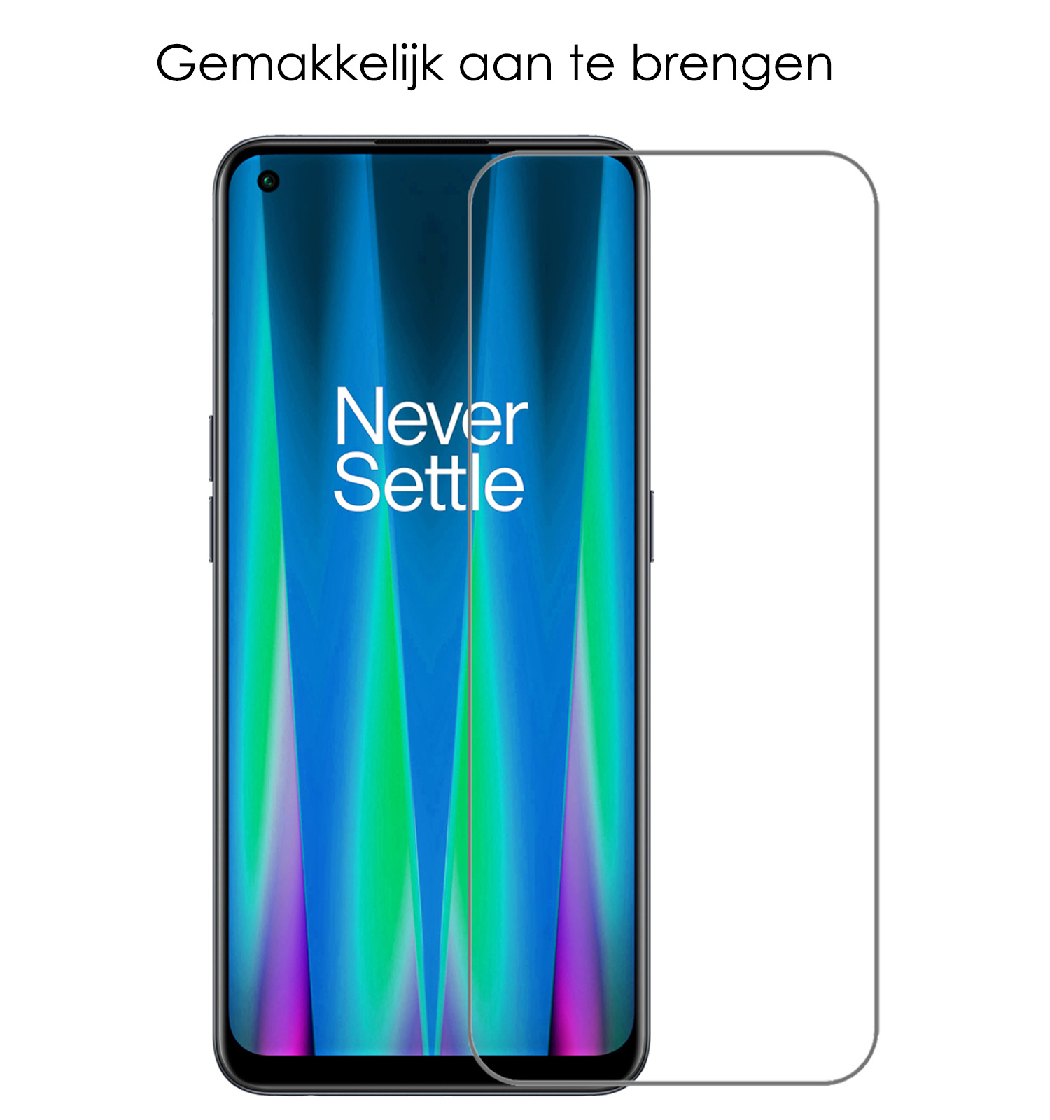 NoXx Screenprotector Geschikt voor OnePlus Nord CE 2 Lite Screenprotector Tempered Glass Gehard Glas Beschermglas - 2x