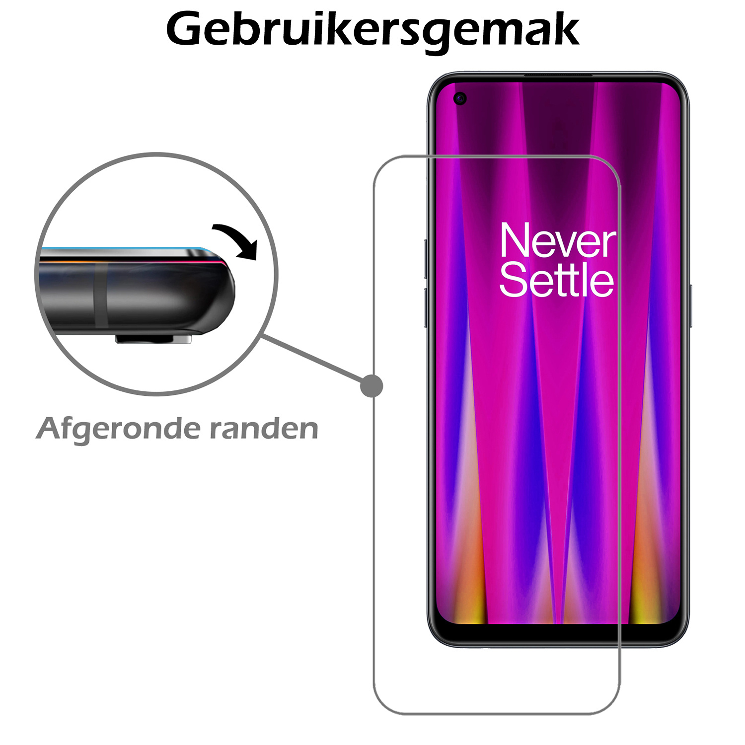 Nomfy Screenprotector Geschikt voor OnePlus Nord CE 2 Lite Screenprotector Bescherm Glas Tempered Glass - Screenprotector Geschikt voor OnePlus Nord CE 2 Lite Screen Protector - 3 PACK