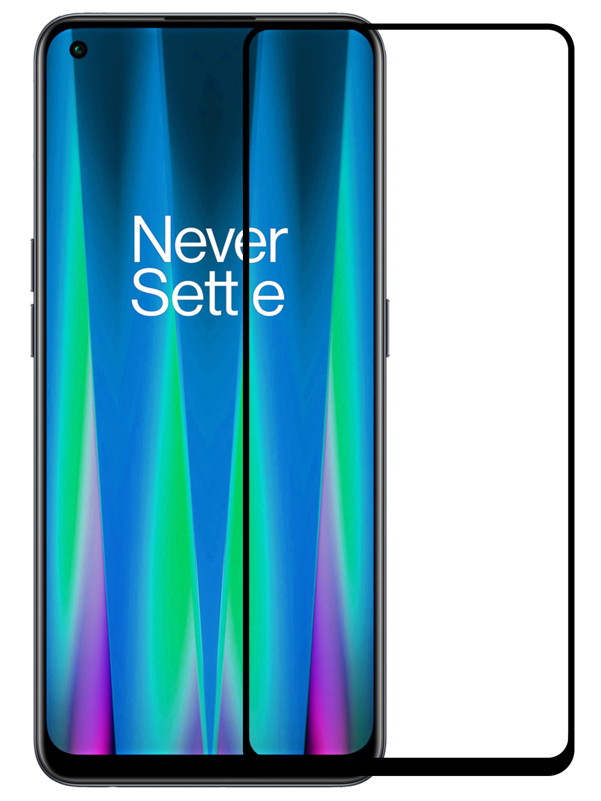OnePlus Nord CE 2 Lite Screenprotector Tempered Glass Full Cover Gehard Glas Beschermglas