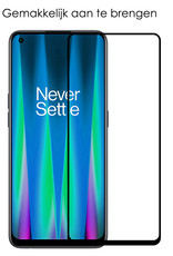NoXx Screenprotector Geschikt voor OnePlus Nord CE 2 Lite Screenprotector Tempered Glass Gehard Glas Full Cover - 3x