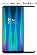 NoXx Screenprotector Geschikt voor OnePlus Nord CE 2 Lite Screenprotector Tempered Glass Gehard Glas Full Cover - 3x