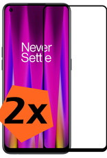 Nomfy Screenprotector Geschikt voor OnePlus Nord CE 2 Lite Screenprotector Bescherm Glas - Screenprotector Geschikt voor OnePlus Nord CE 2 Lite Screen Protector Tempered Glass Full Screen Full Cover - 2 PACK