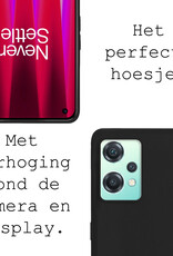 BASEY. Hoes Geschikt voor OnePlus Nord CE 2 Lite Hoesje Siliconen Back Cover Case - Hoesje Geschikt voor OnePlus Nord CE 2 Lite Hoes Cover Hoesje - Zwart