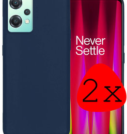 BASEY. BASEY. OnePlus Nord CE 2 Lite Hoesje Siliconen - Donkerblauw - 2 PACK