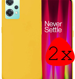 BASEY. BASEY. OnePlus Nord CE 2 Lite Hoesje Siliconen - Geel - 2 PACK
