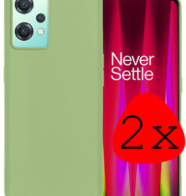 BASEY. BASEY. OnePlus Nord CE 2 Lite Hoesje Siliconen - Groen - 2 PACK