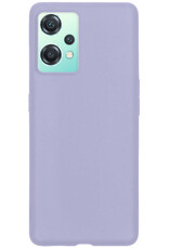 BASEY. Hoes Geschikt voor OnePlus Nord CE 2 Lite Hoesje Siliconen Back Cover Case - Hoesje Geschikt voor OnePlus Nord CE 2 Lite Hoes Cover Hoesje - Lila - 2 Stuks