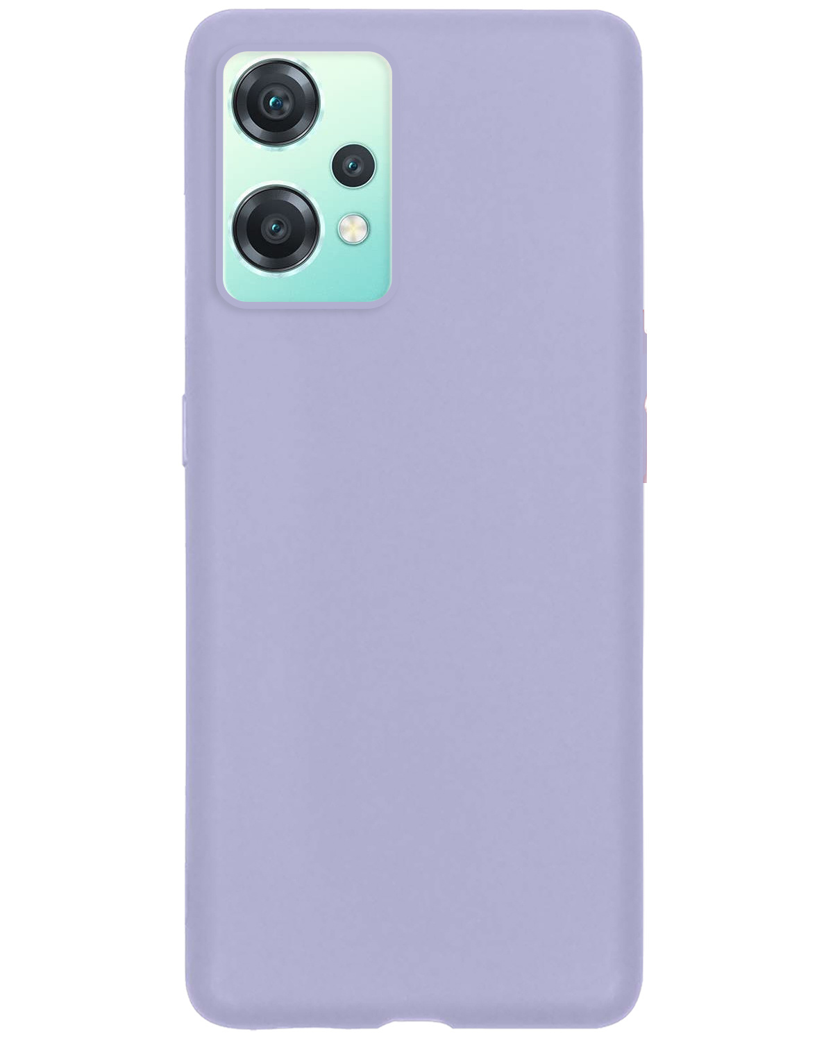 BASEY. Hoes Geschikt voor OnePlus Nord CE 2 Lite Hoesje Siliconen Back Cover Case - Hoesje Geschikt voor OnePlus Nord CE 2 Lite Hoes Cover Hoesje - Lila - 2 Stuks